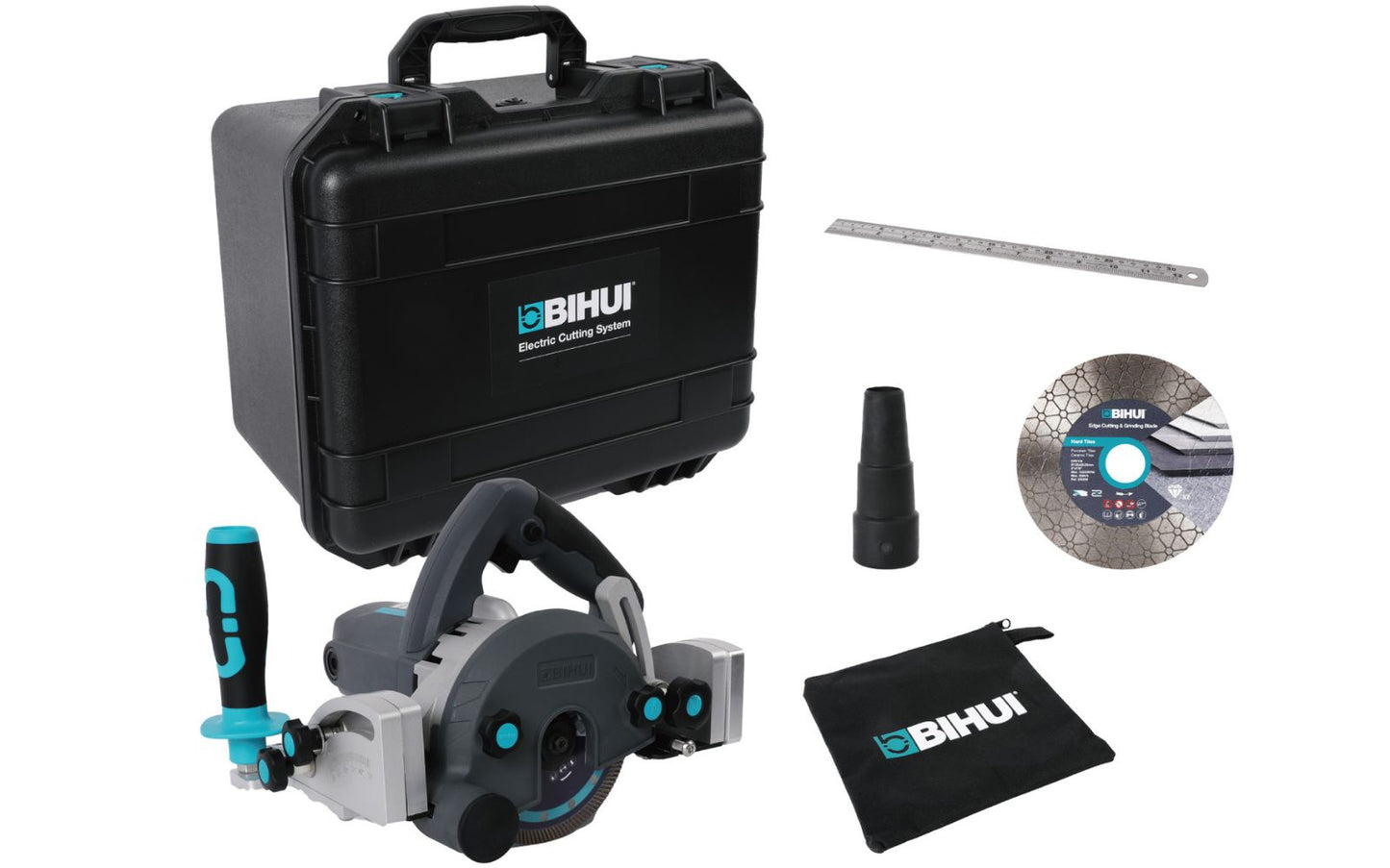 BIHUI Fliesenschneider- Schlitten elektrisch. 5- teilig, im Koffer