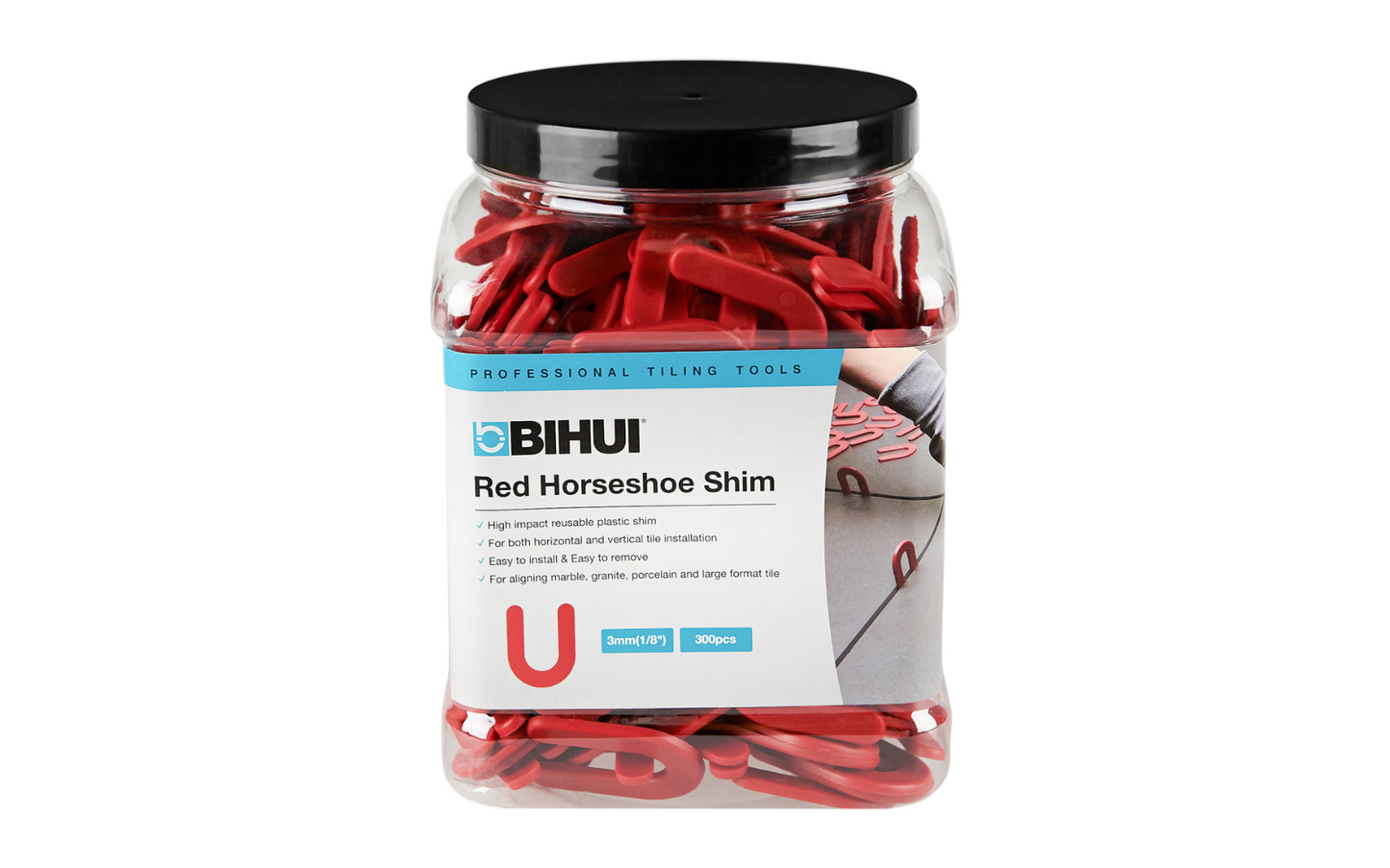 BIHUI Fliesenabstandshalter U-form