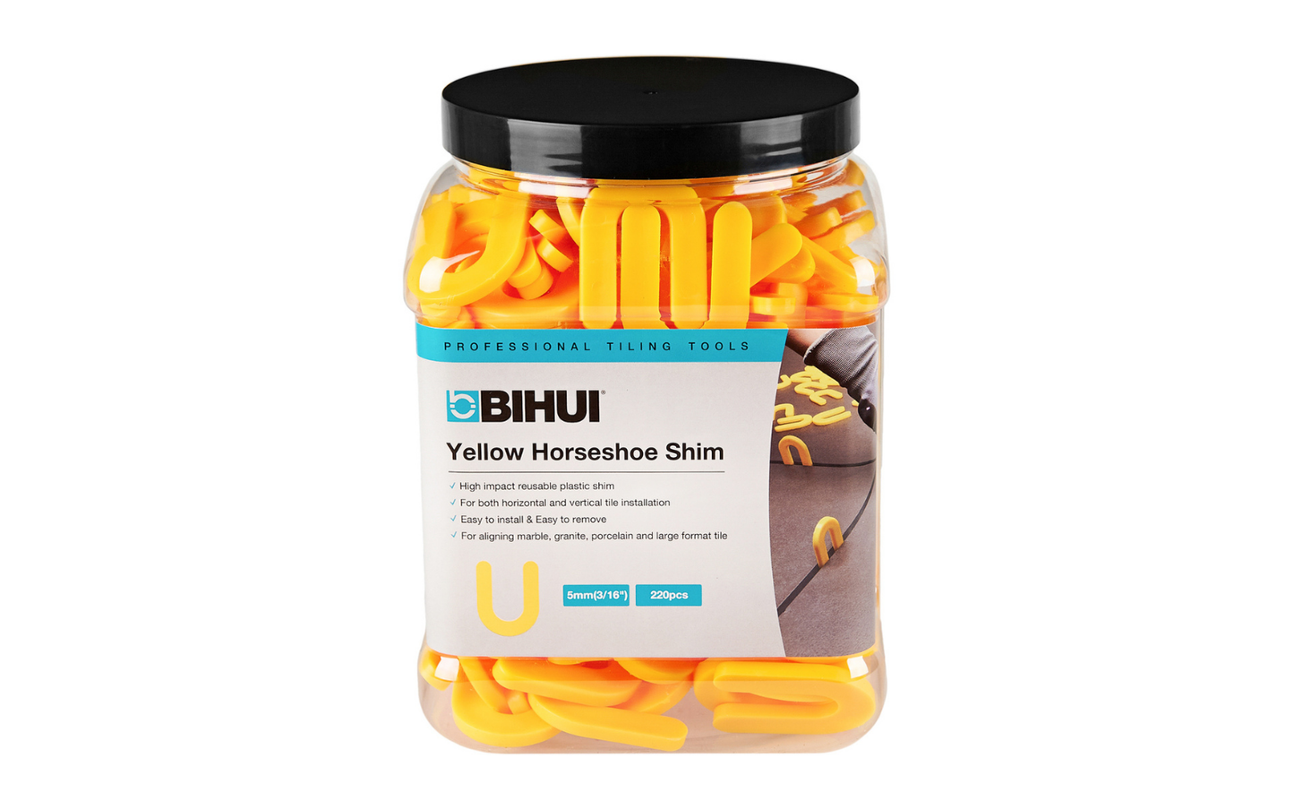 BIHUI Fliesenabstandshalter U-form