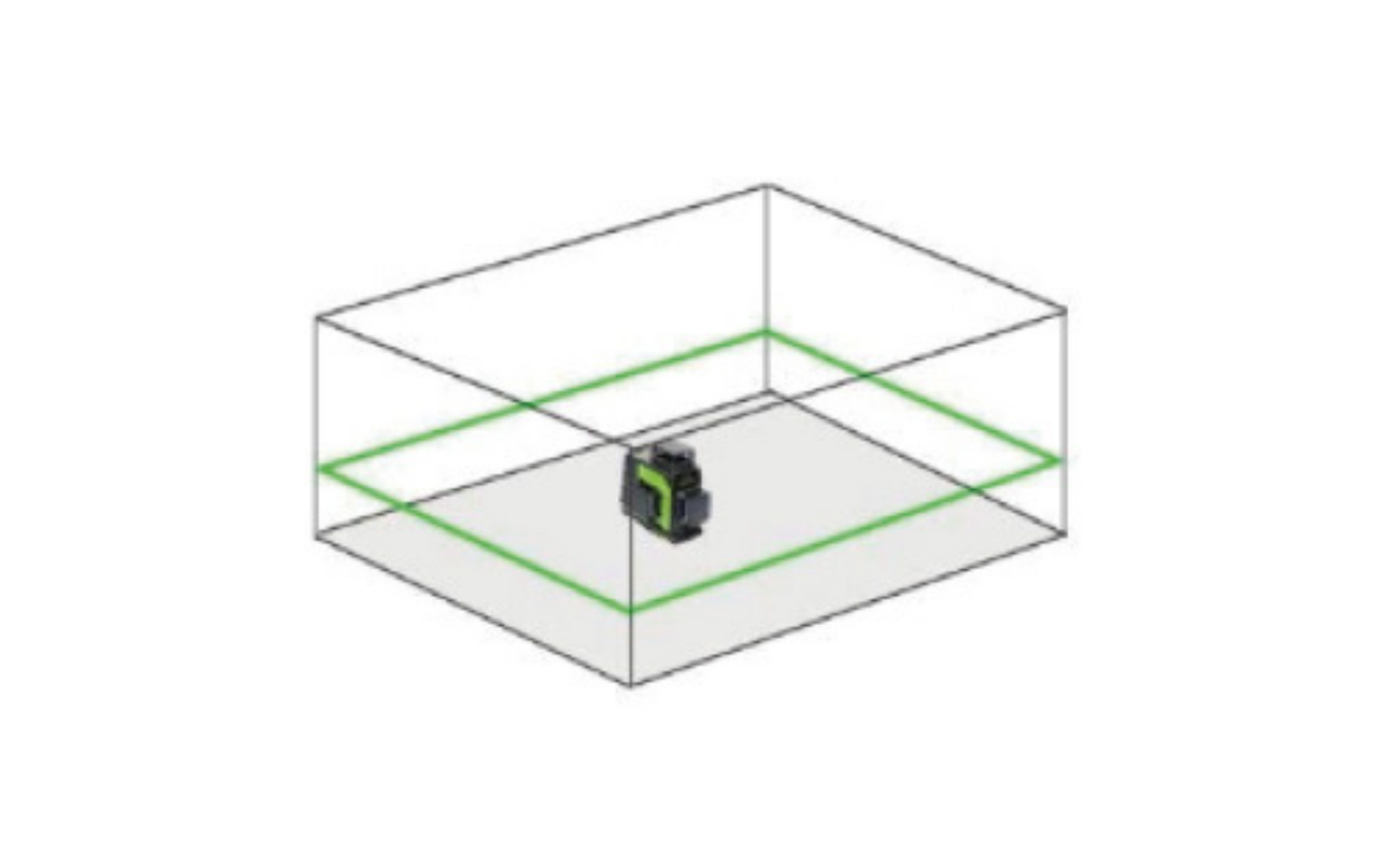 BIHUI Richtlaser 12 Linien grün