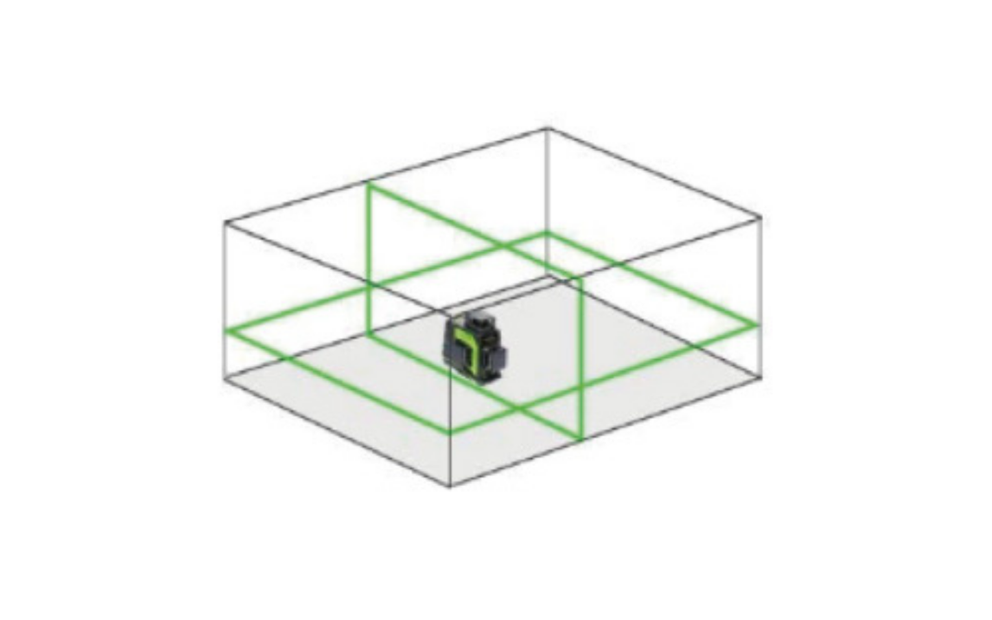 BIHUI Richtlaser 12 Linien grün
