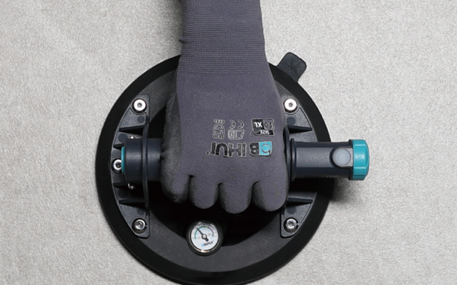 saugheber mit handpumpe BIHUI Vakuum- Saugheber Akku & Handpumpe 200 mm – bihuitools